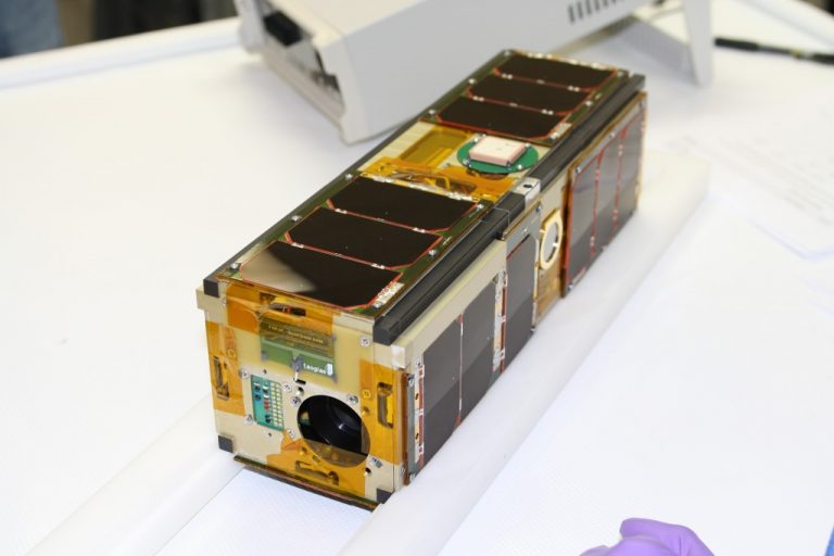 Texas Spacecraft Laboratory team and equipment